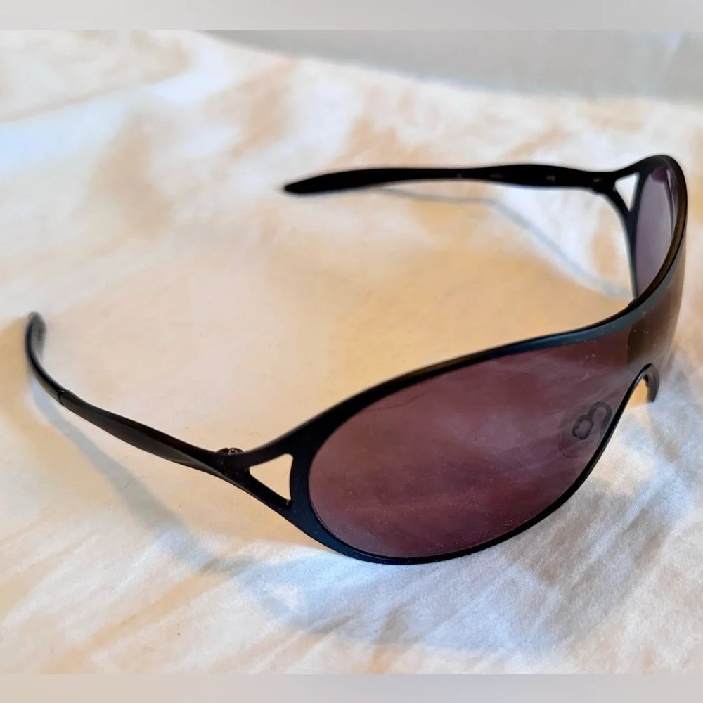 OAKLEY Deception Black Sunglasses Women’s Men’s Unisex w White Case & Bag Pouch